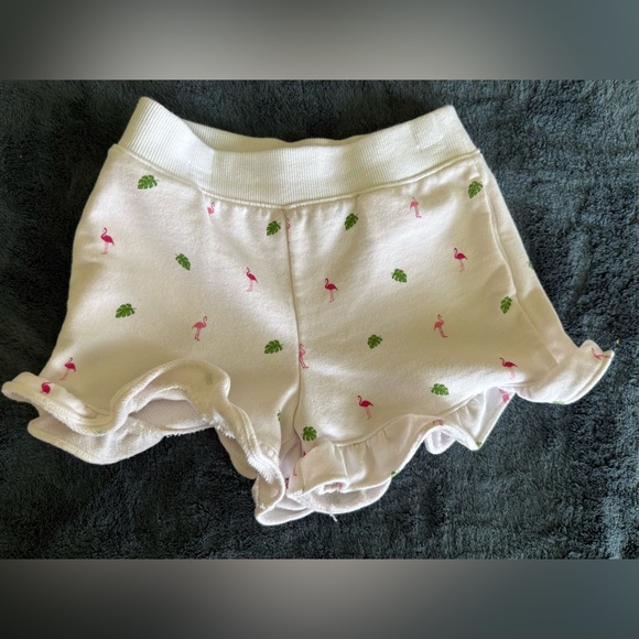 Janie and Jack Flamingo and palm tree shorts size 8Y girls - Picture 3 of 3